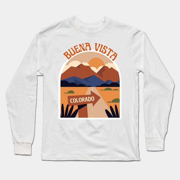 Buena Vista Colorado Long Sleeve T-Shirt by osmansargin